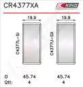 Biyel Yatak Çanağı KING CR4377XA 020