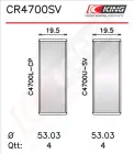 Biyel Yatak Çanağı KING CR4700SV0.5