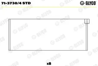 Kol Yatak (STD)  GLYCO 71-3730/4 STD