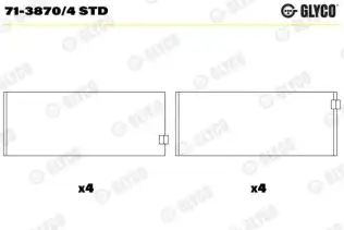 Kol Yatak (STD)  GLYCO 71-3870/4 STD