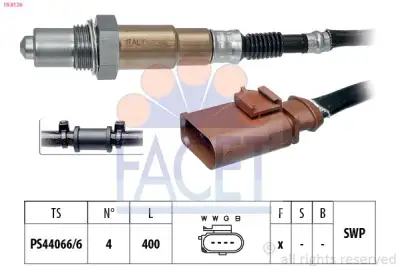 Lambda Sensörü Made İn İtaly - Oe Equivalent FACET 10.8126 - 1. Görsel