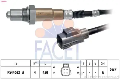Lambda Sensörü Made İn İtaly - Oe Equivalent FACET 10.8601 - 1. Görsel