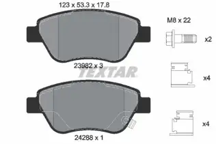 MAGNETI MARELLI 323700004600 Fren Balatası Ön