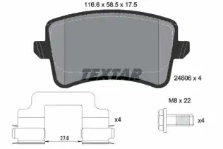 MAGNETI MARELLI 323700040900 Fren Balatası Arka