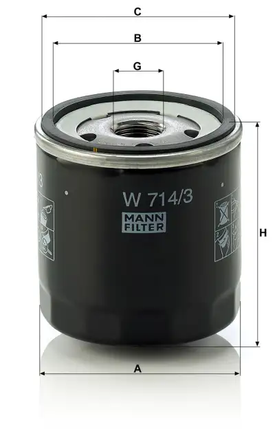 MAHLE OC501 Yag Fıltresı - 4. Görsel