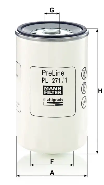 MANN PL 271/1 Yakıt Filtresi - 2. Görsel