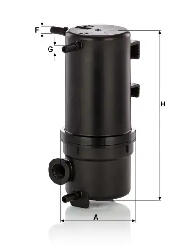 MANN WK 10 046 z Yakıt Filtresi - 2. Görsel
