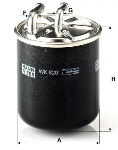 MANN WK 820 Yakıt Filtresi - 2. Görsel