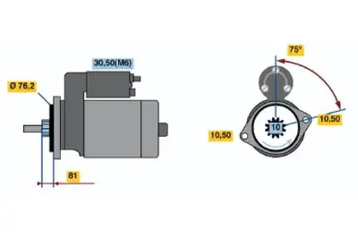 BOSCH 0001115011 Marş Motoru - 5. Görsel