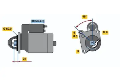 BOSCH 0001106405 Marş Motoru - 5. Görsel