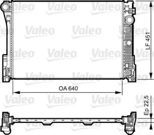 VALEO 735285 Su Radyatörü