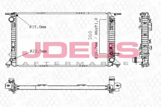Motor Su Radyatörü JDEUS M-0010460