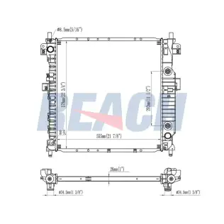 Motor Su Radyatörü KALE OTO RADYATÖR 356370