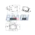 Motor Yağ Soğutucu  ASPART 6OCO1082