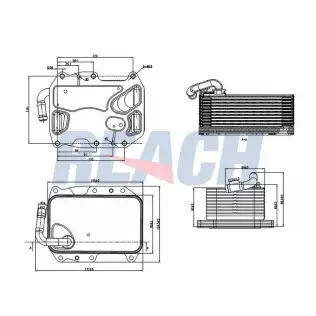 Motor Yağ Soğutucu  ASPART 6OCO1161