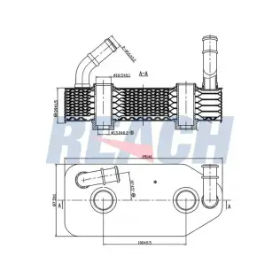 Motor Yağ Soğutucu  BARCHA 096409061G