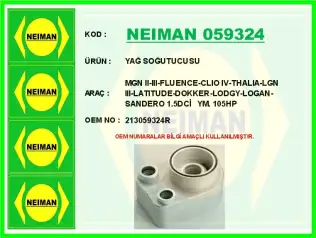 Motor Yağ Soğutucu  SWAPP 52232