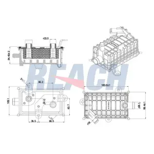 Motor Yağ Soğutucu  BROM BM5088
