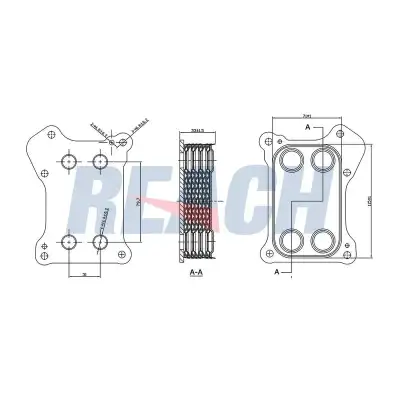 Motor Yağ Soğutucu  BSG 25-506-015 - 1. Görsel