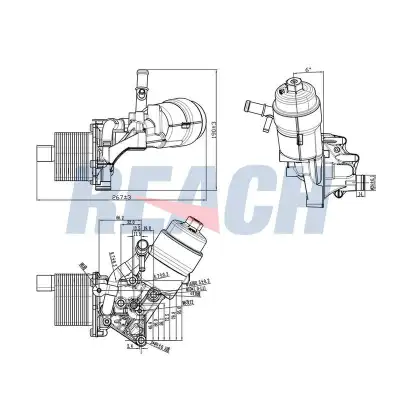 Motor Yağ Soğutucu  BSG 65-506-025 - 1. Görsel