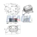 Motor Yağ Soğutucu  BSG 70-506-009
