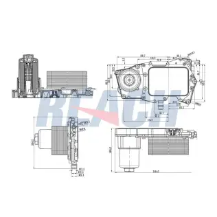 Motor Yağ Soğutucu  KRAFTVOLL 08090271