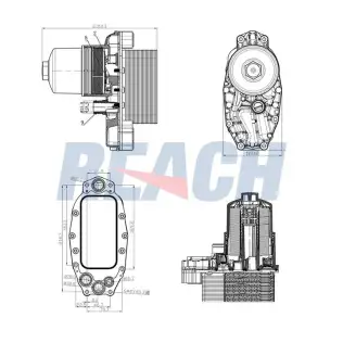 Motor Yağ Soğutucu  KRAFTVOLL 08090272