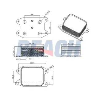 Motor Yağ Soğutucu  SWAPP 52147