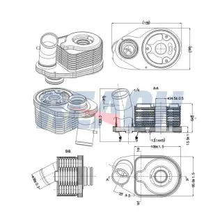 Motor Yağ Soğutucu  SWAPP 52252