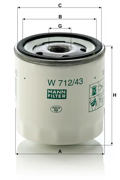 OEM 047198561F Yağ Filtresi - 2. Görsel