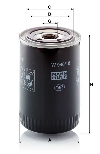 OEM 3917868R1 Yağ Filtresi - 2. Görsel