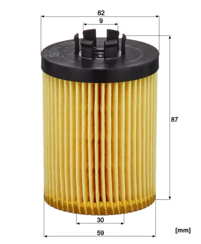 Yağ Filtresi  MAHLE OX 173/1D - 2. Görsel