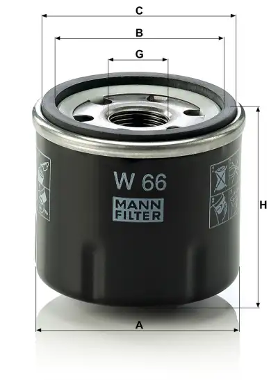 Yağ Filtresi  GOODYEAR 803052 - 2. Görsel