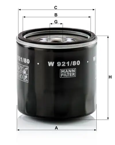 OEM 8941564550 Yağ Filtresi - 2. Görsel