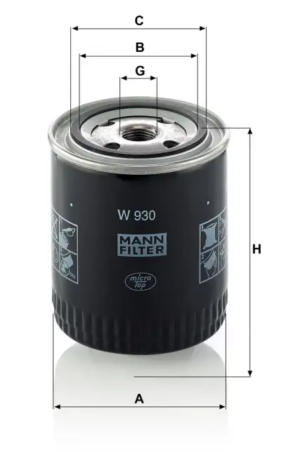 OEM A6031840025 Yağ Filtresi - 2. Görsel