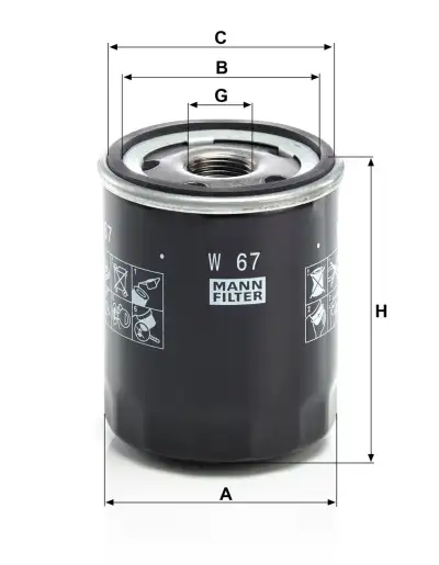 OEM MR984204 Yağ Filtresi - 5. Görsel