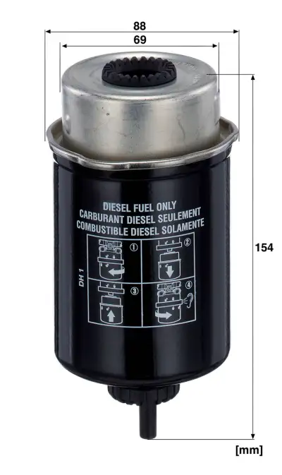 OEM RE508202 Yakıt Filtresi - 2. Görsel