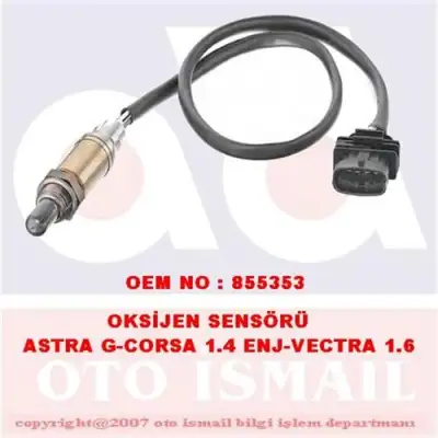Oksijen Sensörü Astra G Corsa 1.4 Enj Vectra 1.6 - 6. Görsel