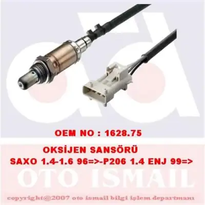 Oksijen Sensörü Saxo 1.4 1.6 96 P206 16287S - 6. Görsel