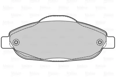 VALEO 670927 Fren Balatası Ön - 2. Görsel