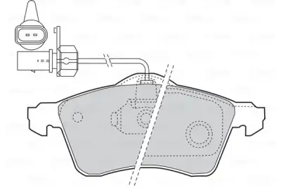 VALEO 670676 Fren Balatası Ön - 2. Görsel