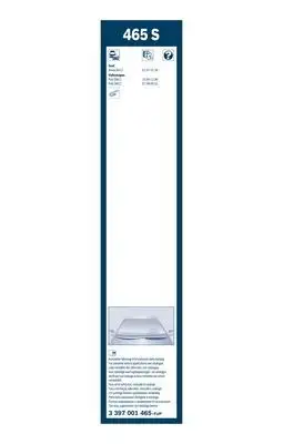 BOSCH 3397001465 Silecek Süpürgesi Ön Takım - 3. Görsel