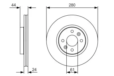 BOSCH 0986479R67 Fren Diski Ön - 5. Görsel