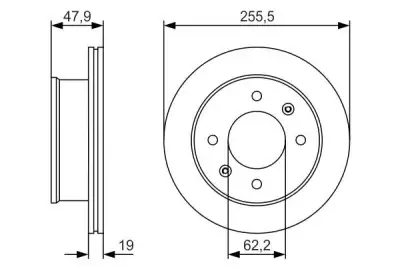 BOSCH 0986479S21 Fren Diski Ön - 5. Görsel