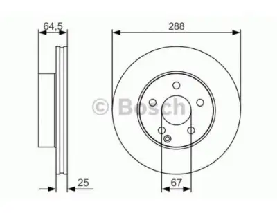 BOSCH 0986479S83 Fren Diski Ön - 6. Görsel