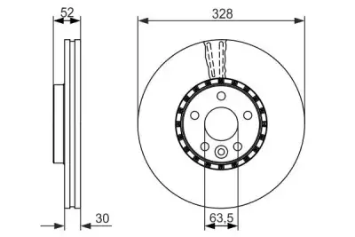 BOSCH 0986479621 Ön Fren Aynası - 5. Görsel