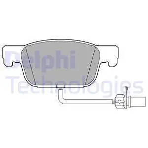 DELPHI LP3219 Fren Balatası Ön - 1. Görsel