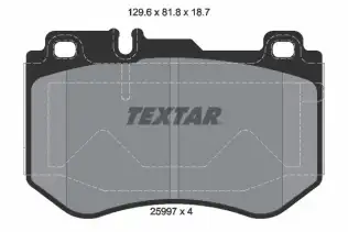 TEXTAR 2599701 Fren Balatası Ön