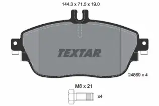 TEXTAR 2486901 Fren Balatası Ön