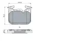 BOSCH 0986494947 Ön Fren Balata